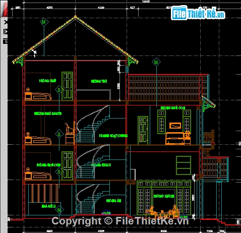 Bản vẻ thiết kế kiến trúc biệt thự song lập,kiến trúc biệt thự,kiến rúc biệt thự,full biệt thự,biệt thự 10 x 20m,Bản vẽ kiến trúc biệt thự